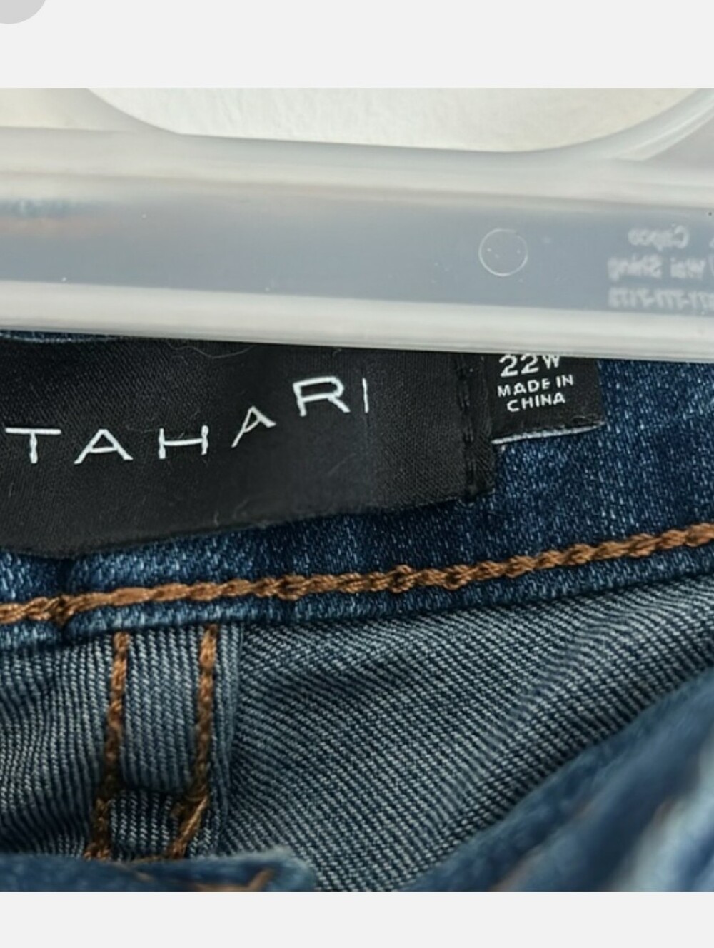 TAHARI Jeans 22W Chloe Fit Solution Skinny Great For Boots!!! - Picture 7 of 8